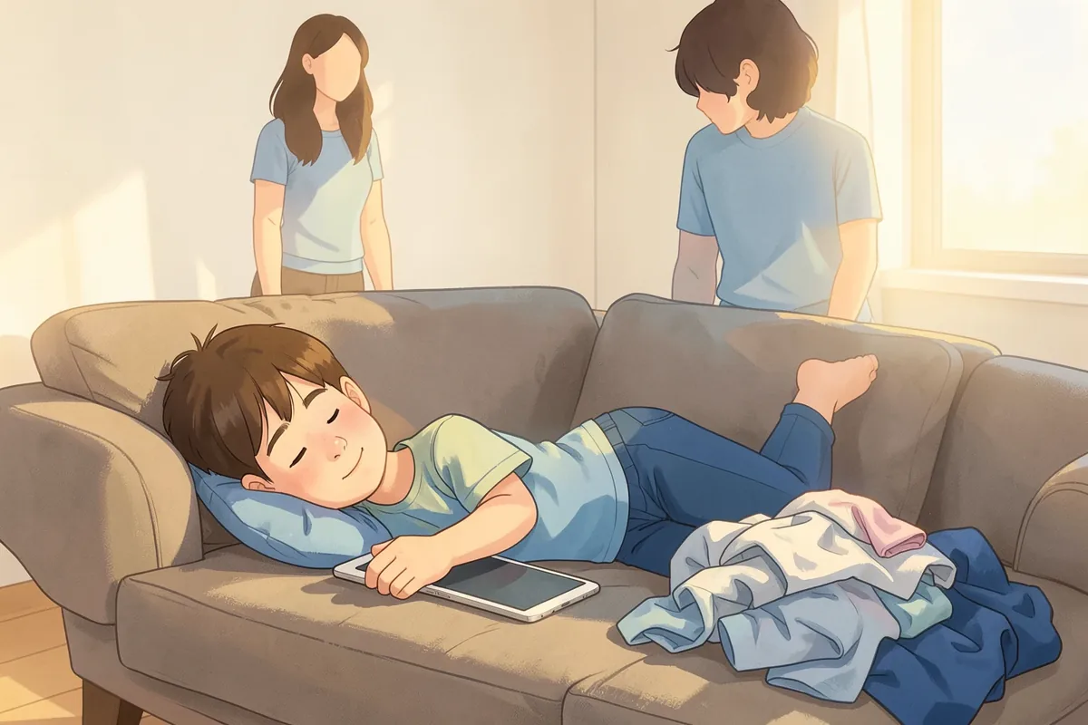 Con lười làm việc nhà: nguyên nhân thường gặp và cách gỡ từng bước