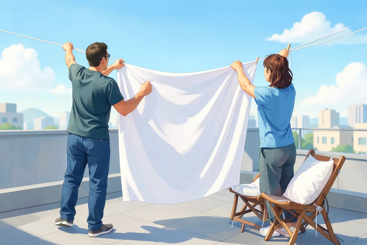Giặt chăn, ga, gối và rèm cửa: bao lâu một lần và giặt thế nào