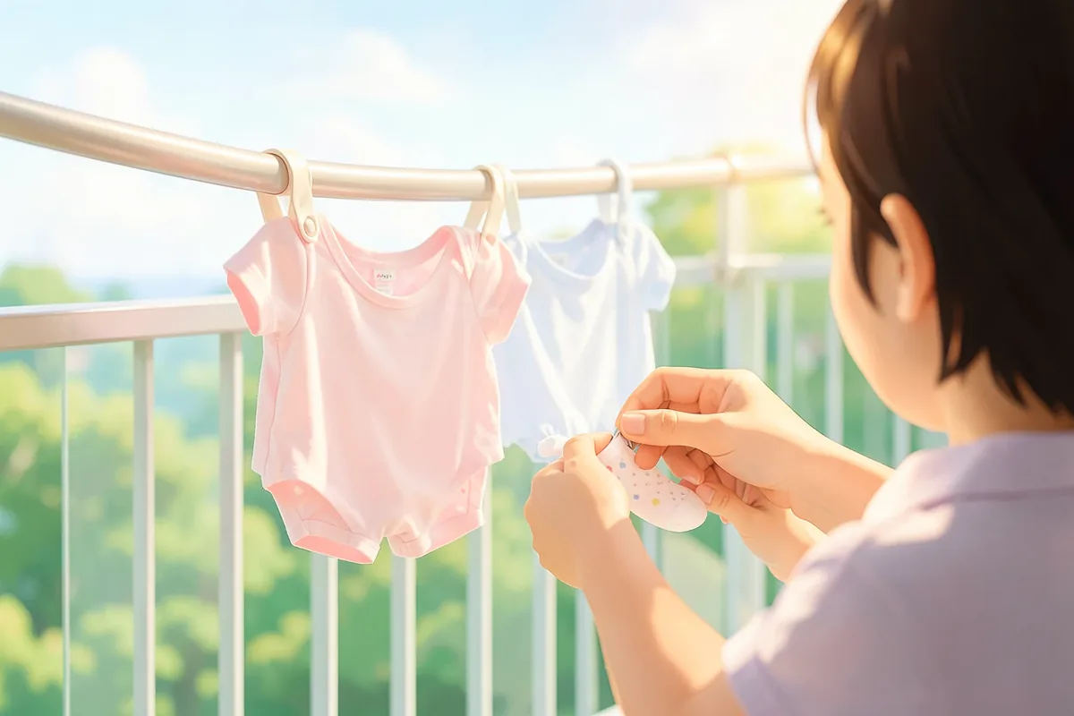 Giặt đồ cho trẻ sơ sinh và trẻ nhỏ: nước giặt, cách giặt, cách phơi