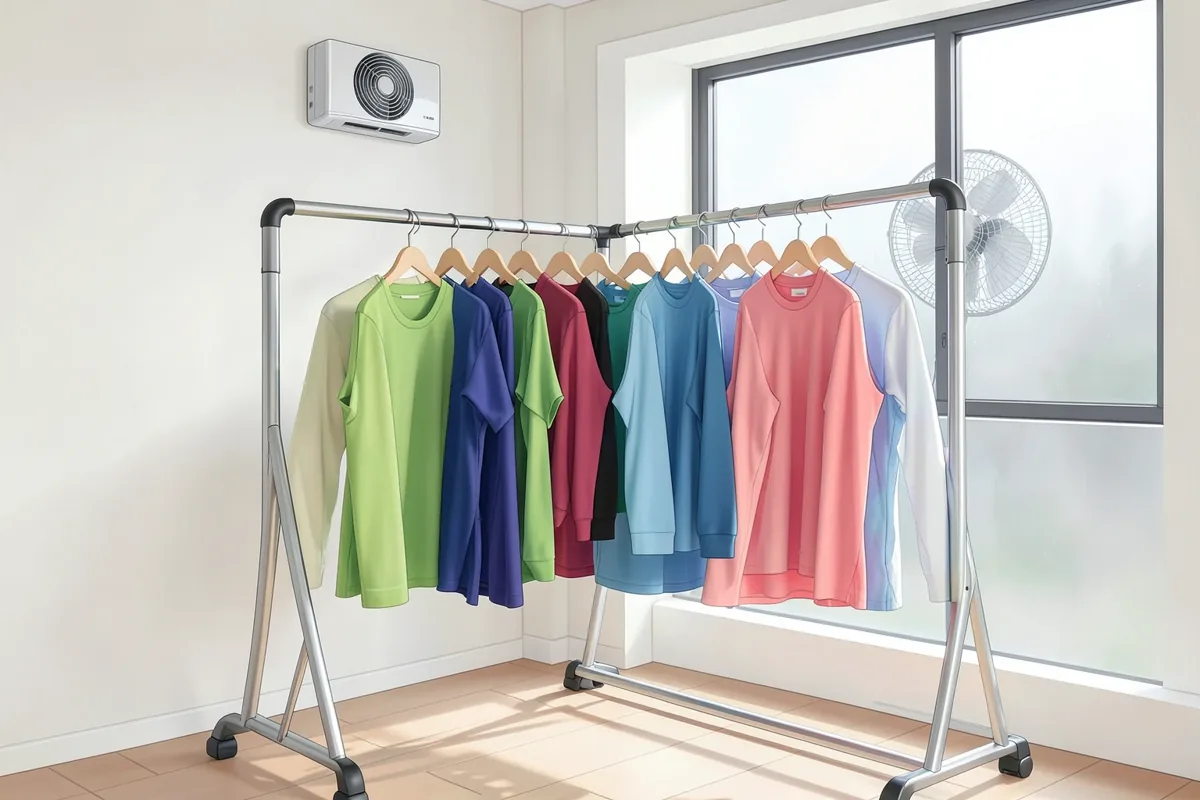 Phơi quần áo mùa nồm, mùa mưa sao cho nhanh khô và không bị mùi