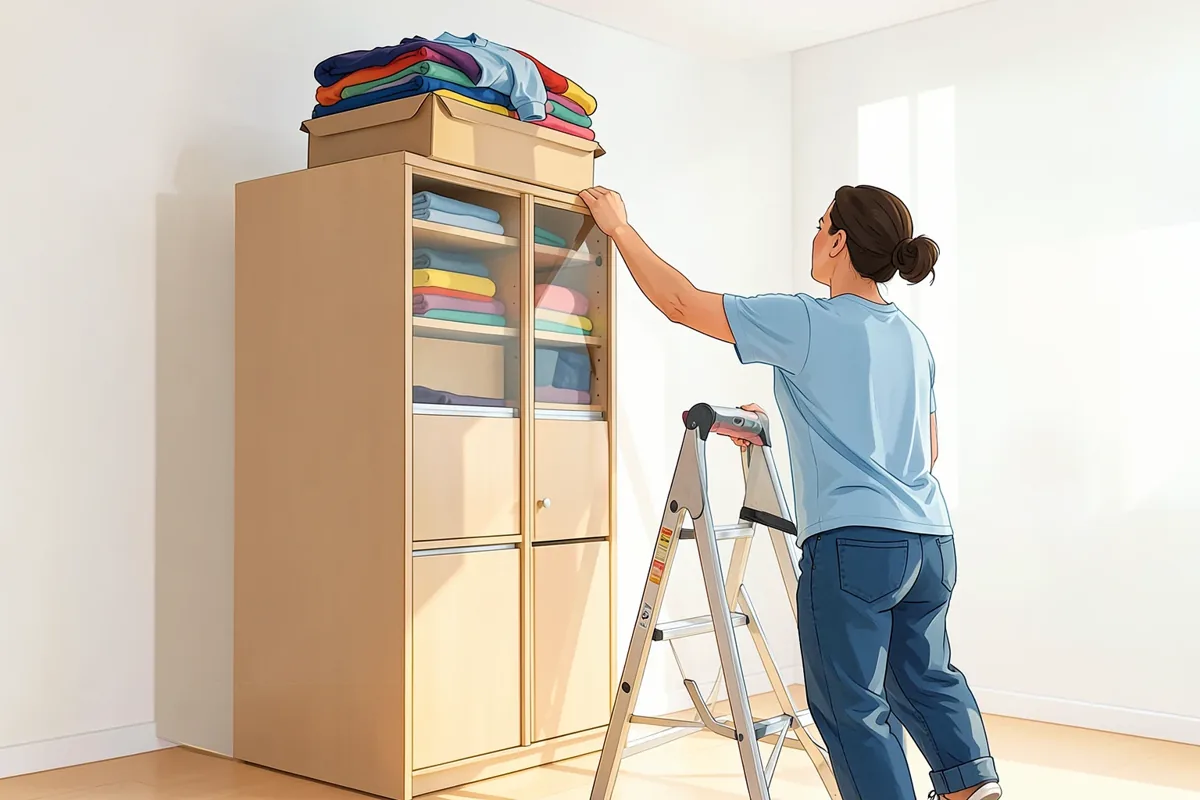 Thay tủ quần áo theo mùa và cất đồ đông không ố vàng, không mốc