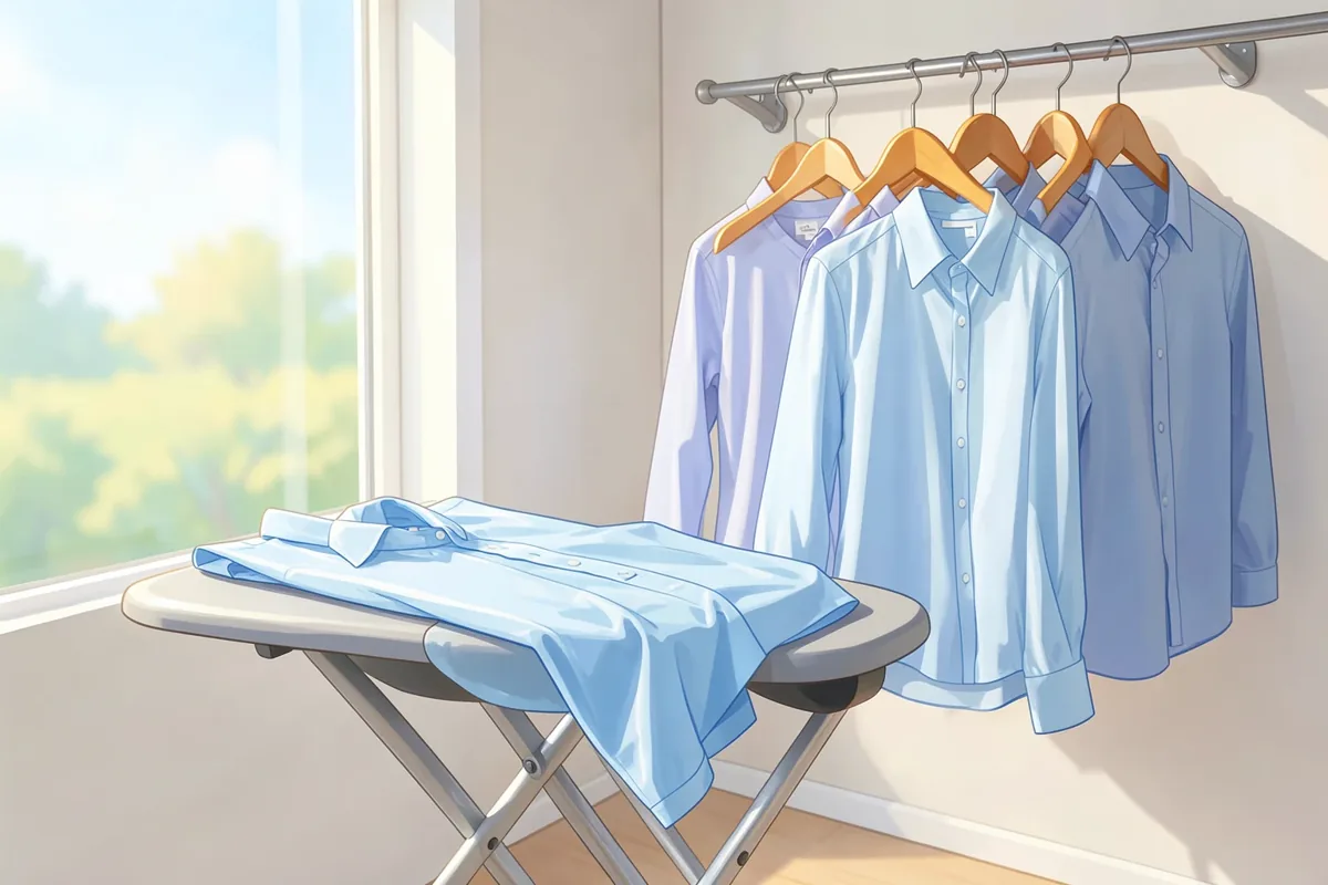 Ủi quần áo đúng nhiệt độ từng loại vải: cotton, polyester, lụa, len