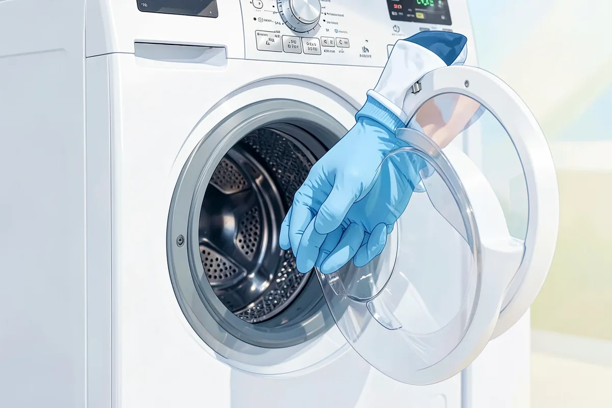 Vệ sinh máy giặt cửa trên và cửa trước tại nhà: lồng, gioăng, bộ lọc