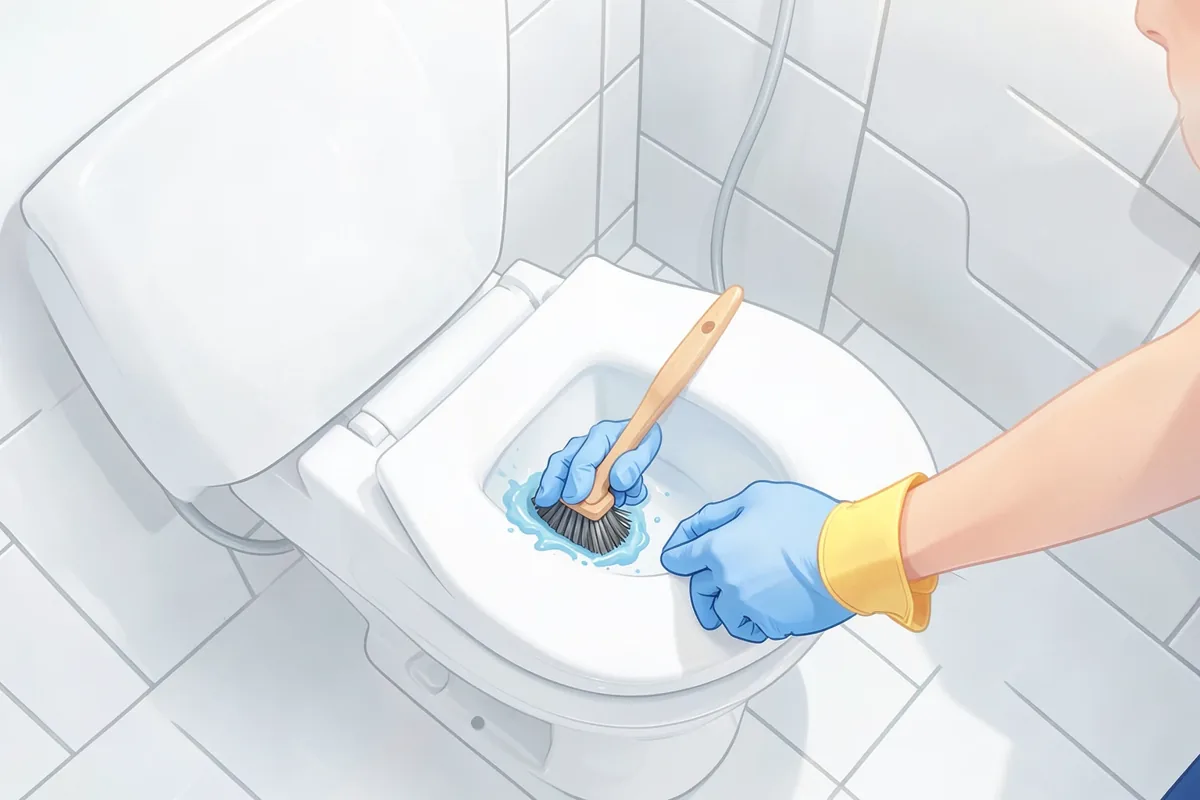Vệ sinh nhà tắm và bồn cầu sạch, hết mùi: thứ tự và mẹo