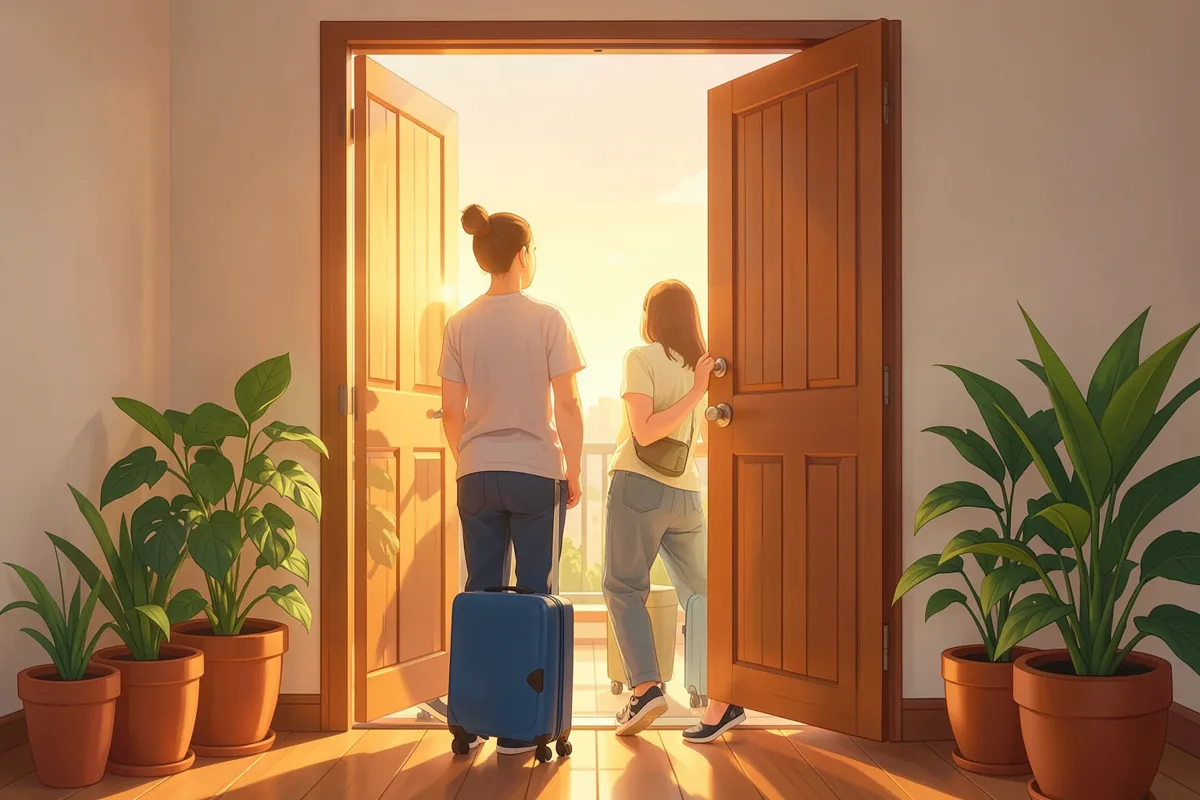 Việc nhà trước khi đi xa và khi trở về sau kỳ nghỉ dài ngày